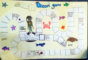 Ocean Game, a learning board game